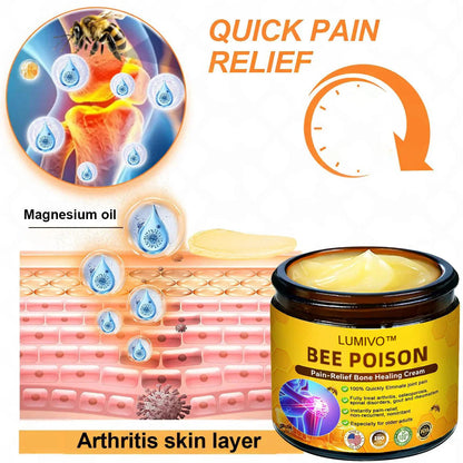 🏆50K+ SOLD LAST WEEK! 🌿LUMIVO™Bee Poison Pain-Relief Bone Healing Cream
