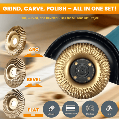 🛠️3PCS Wood Carving Disc Set
