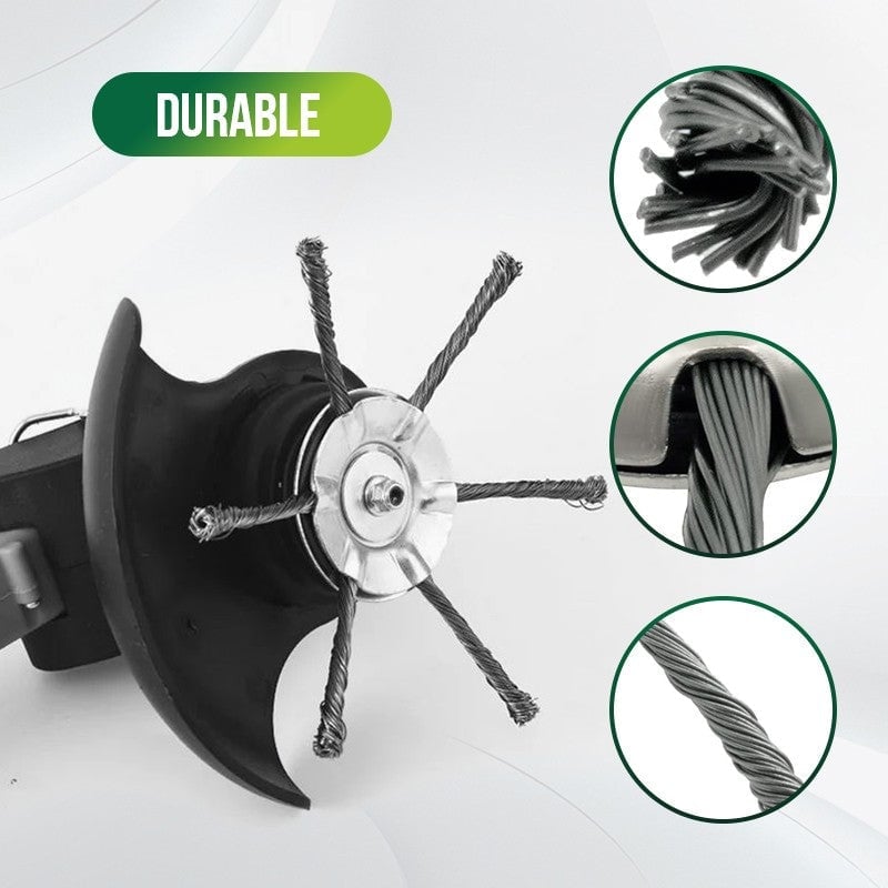 🔥BUY 3 GET 2 FREE👨‍🌾6 inch Steel Wire Brush Cutter Trimmer Head