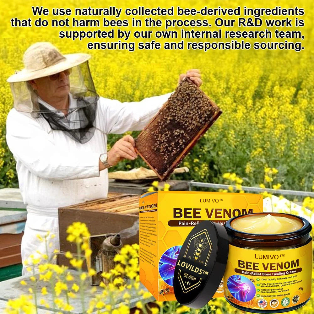 🏆50K+ SOLD LAST WEEK! 🌿LUMIVO™Bee Poison Pain-Relief Bone Healing Cream