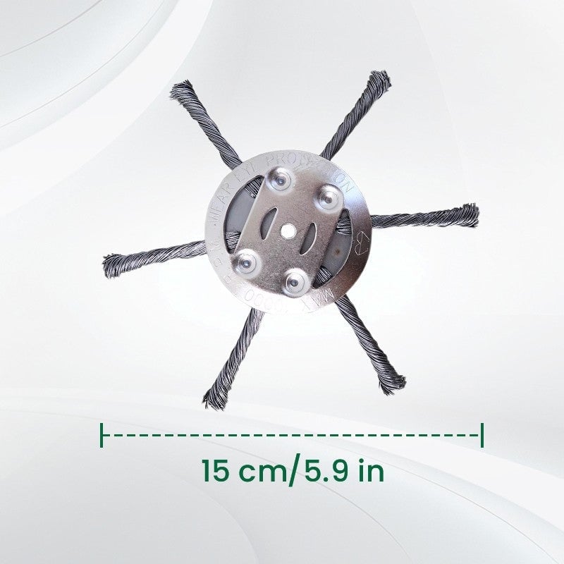 🔥BUY 3 GET 2 FREE👨‍🌾6 inch Steel Wire Brush Cutter Trimmer Head
