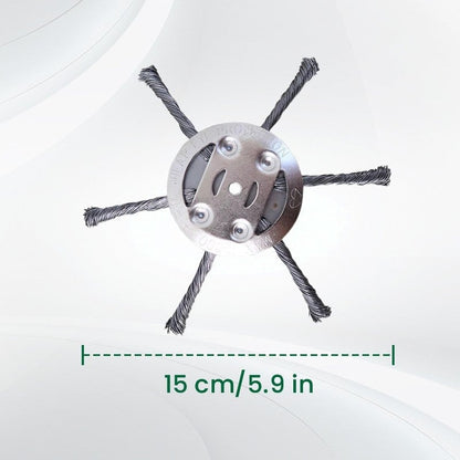 🔥BUY 3 GET 2 FREE👨‍🌾6 inch Steel Wire Brush Cutter Trimmer Head