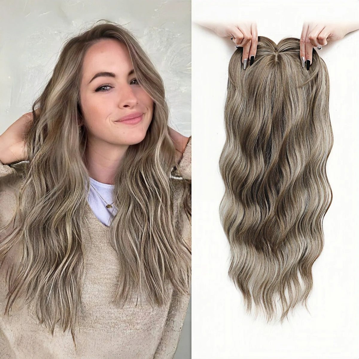Light Brown with Highlights
