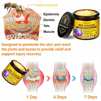 🏆50K+ SOLD LAST WEEK! 🌿LUMIVO™Bee Poison Pain-Relief Bone Healing Cream