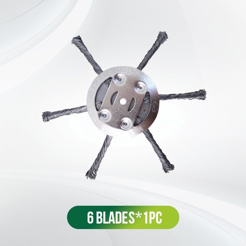 🔥BUY 3 GET 2 FREE👨‍🌾6 inch Steel Wire Brush Cutter Trimmer Head