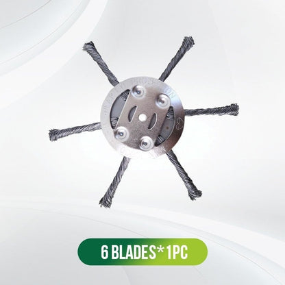 🔥BUY 3 GET 2 FREE👨‍🌾6 inch Steel Wire Brush Cutter Trimmer Head